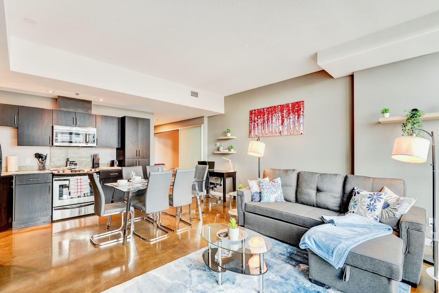 Modern 2Br Condo - King Bed - Downtown City Views Calgary Exterior photo